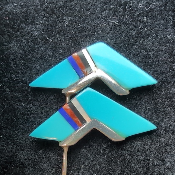 Jewelry - Vintage Native American Zuni turquoise earrings